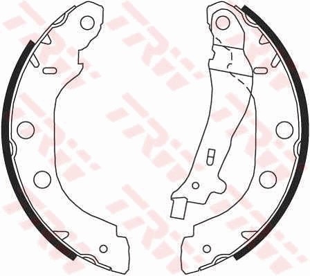 Set saboti frana GS8655 TRW