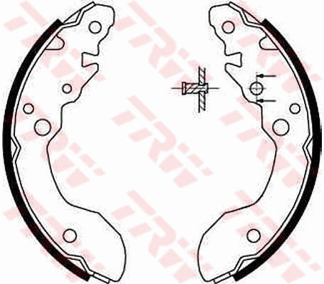 Set saboti frana GS8671 TRW