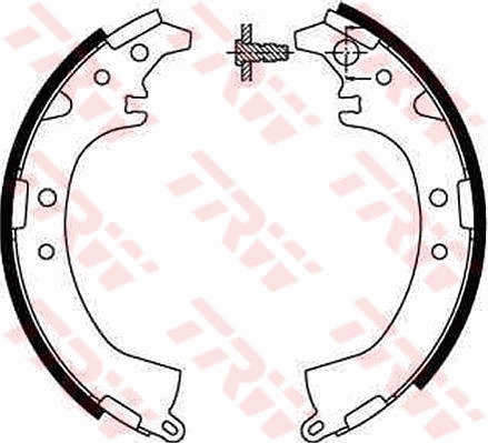 Set saboti frana GS8672 TRW