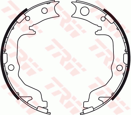 Set saboti frana, frana de mana GS8783 TRW