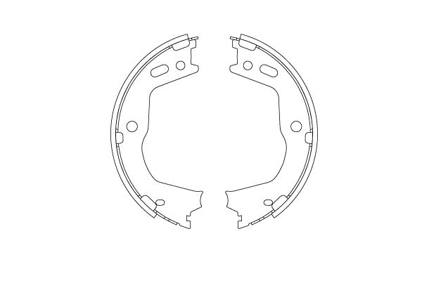 Set saboti frana, frana de mana GS8803 TRW