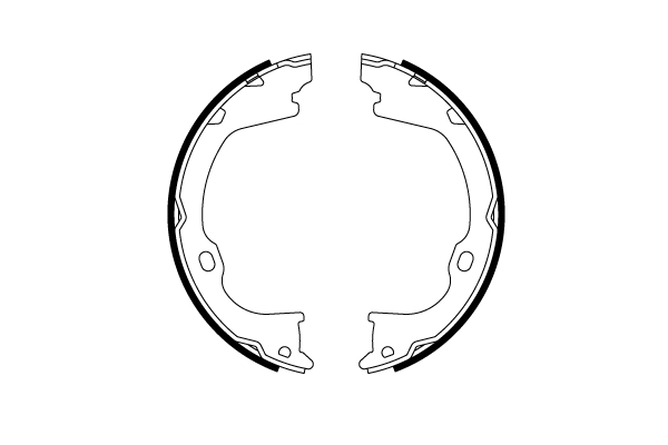 Set saboti frana, frana de mana GS8819 TRW