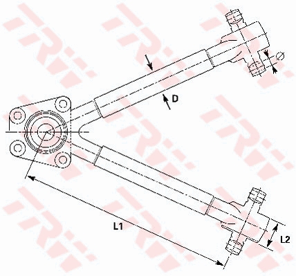 Brat, suspensie roata JVL0014 TRW