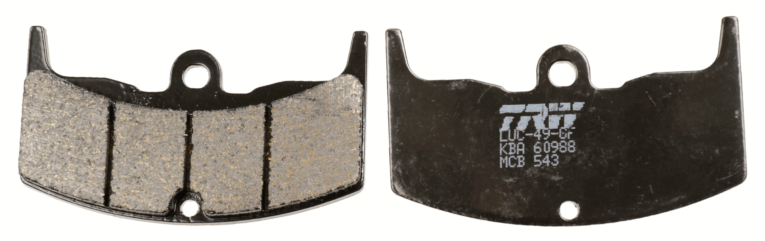Set placute frana,frana disc MCB543 TRW