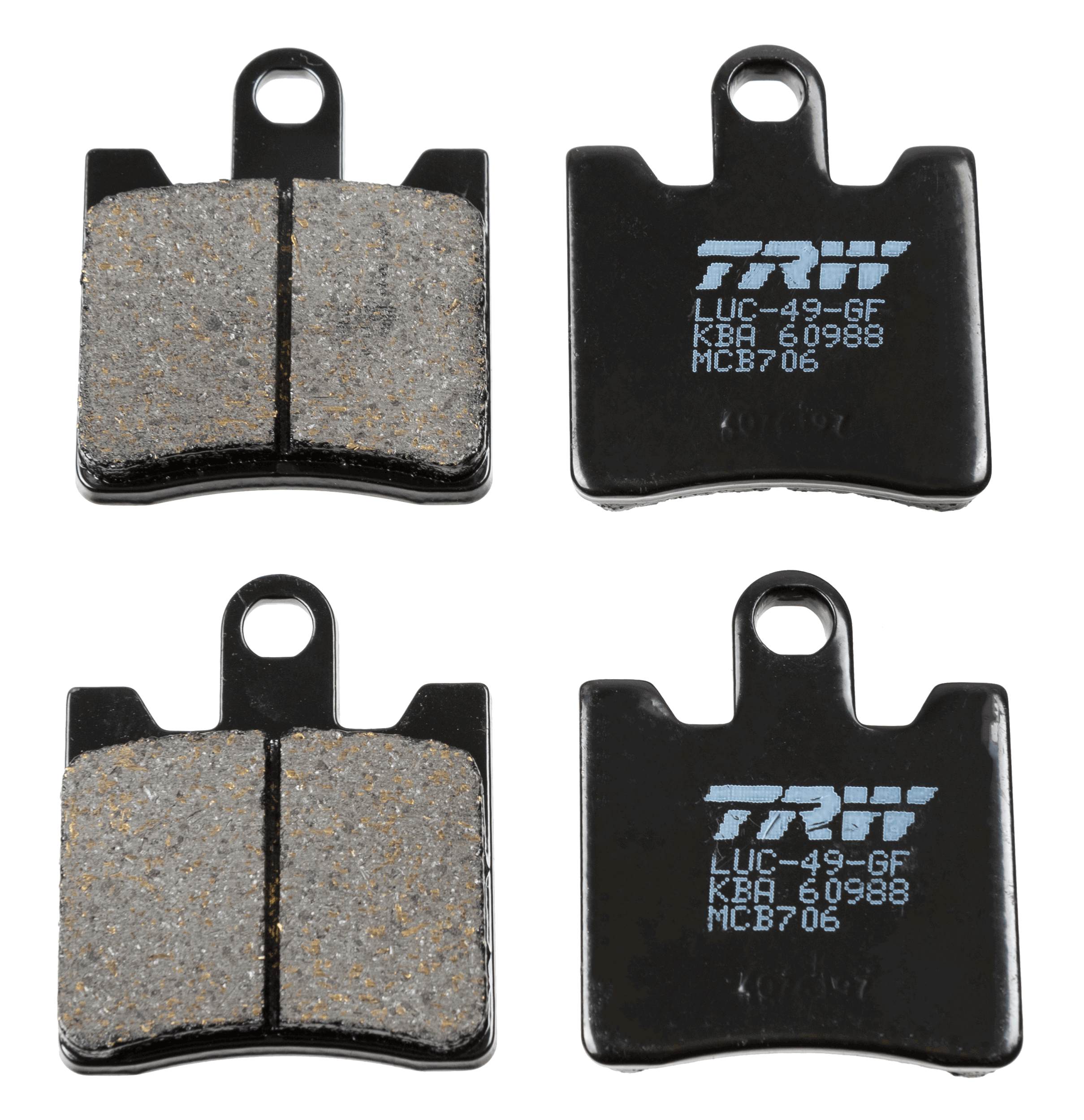 Set placute frana,frana disc MCB706 TRW