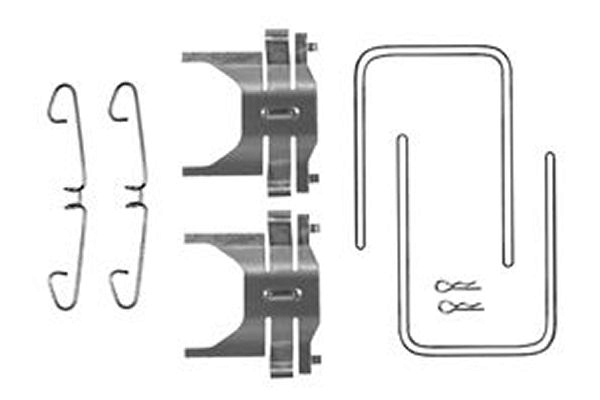 Set accesorii, placute frana PFK115 TRW