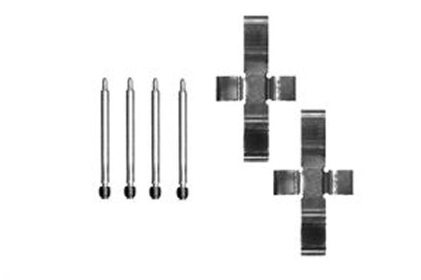 Set accesorii, placute frana PFK168 TRW