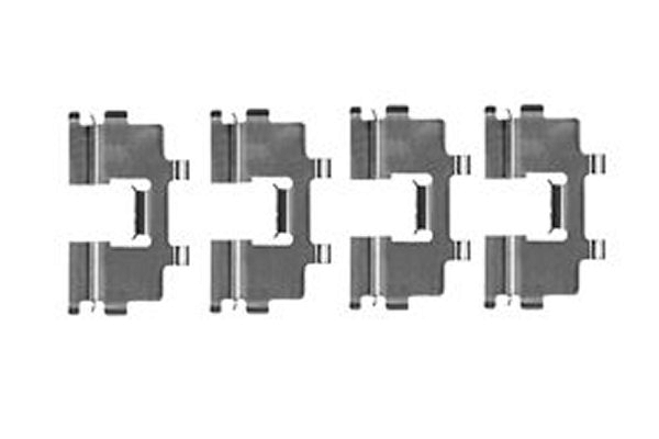Set accesorii, placute frana PFK177 TRW