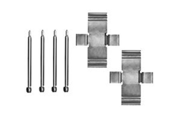 Set accesorii, placute frana PFK197 TRW