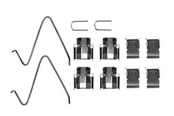 Set accesorii, placute frana PFK227 TRW