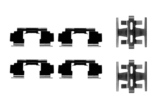Set accesorii, placute frana PFK268 TRW