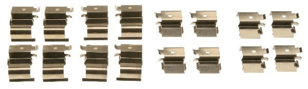 Set accesorii, placute frana PFK636 TRW