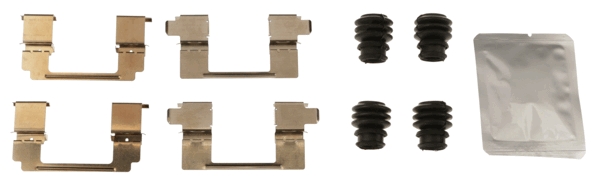 Set accesorii, placute frana PFK672 TRW