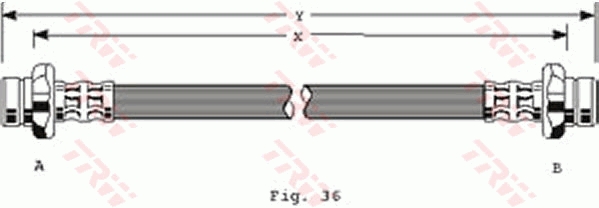 Furtun frana PHA187 TRW