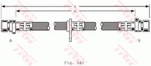 Furtun frana PHA367 TRW