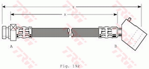 Furtun frana PHD132 TRW