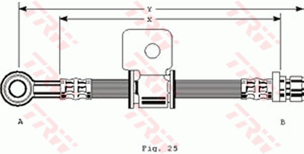 Furtun frana PHD143 TRW