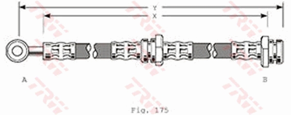 Furtun frana PHD215 TRW