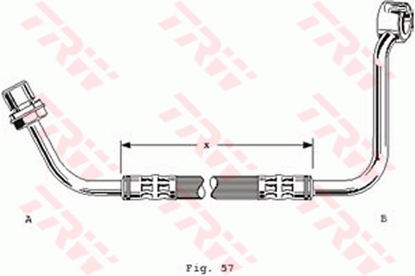 Furtun frana PHD233 TRW