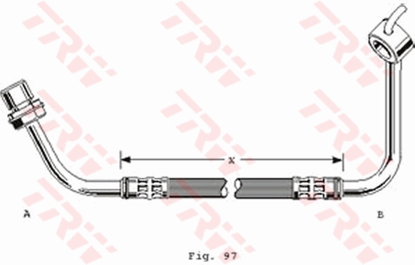 Furtun frana PHD253 TRW