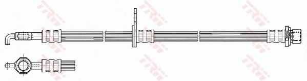 Furtun frana PHD533 TRW