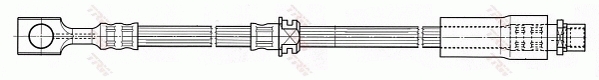 Furtun frana PHD538 TRW