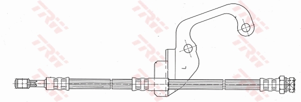 Furtun frana PHD628 TRW