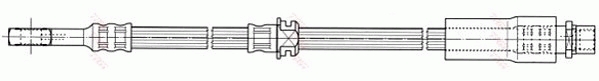 Furtun frana PHD673 TRW