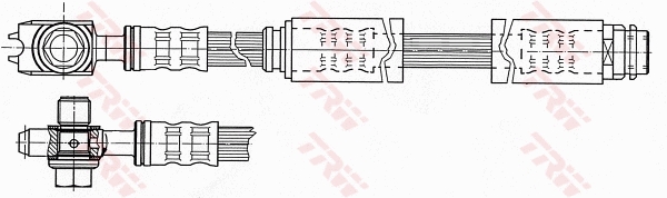 Furtun frana PHD946 TRW