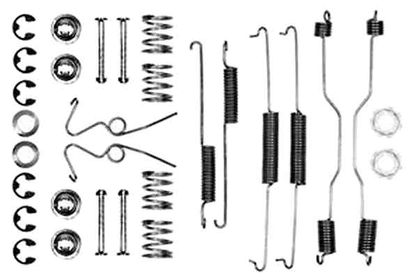Set accesorii, sabot de frana SFK111 TRW