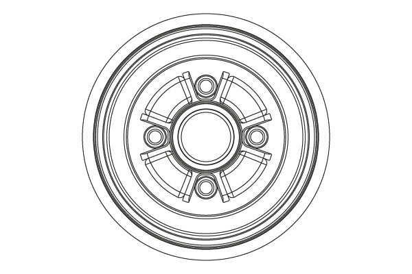 Tambur frana DB5005 TRW