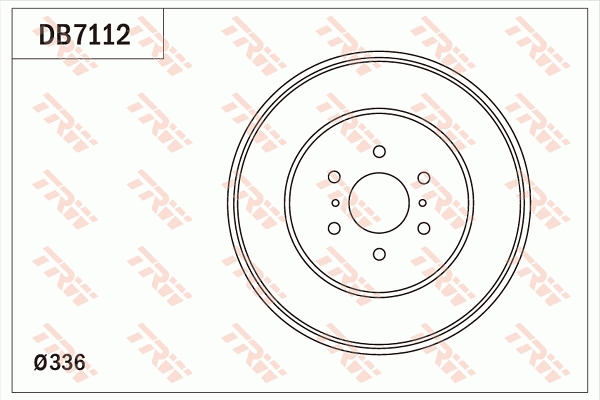 Tambur frana DB7112 TRW