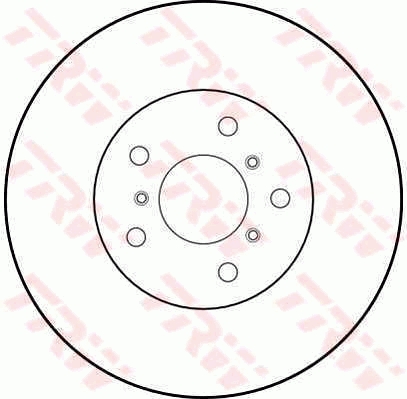 Disc frana DF1417 TRW