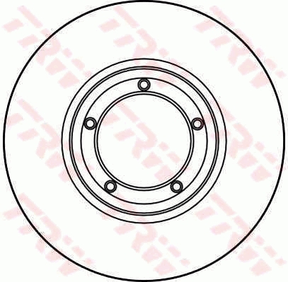 Disc frana DF1618 TRW