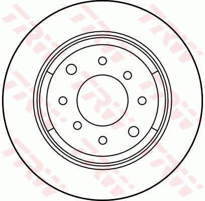 Disc frana DF1701 TRW