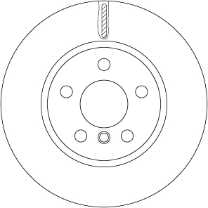 Disc frana DF6757 TRW