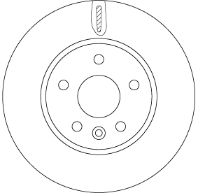 Disc frana DF6819 TRW
