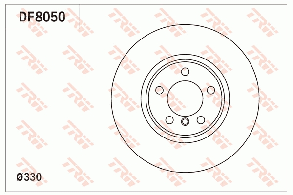 Disc frana DF8050 TRW