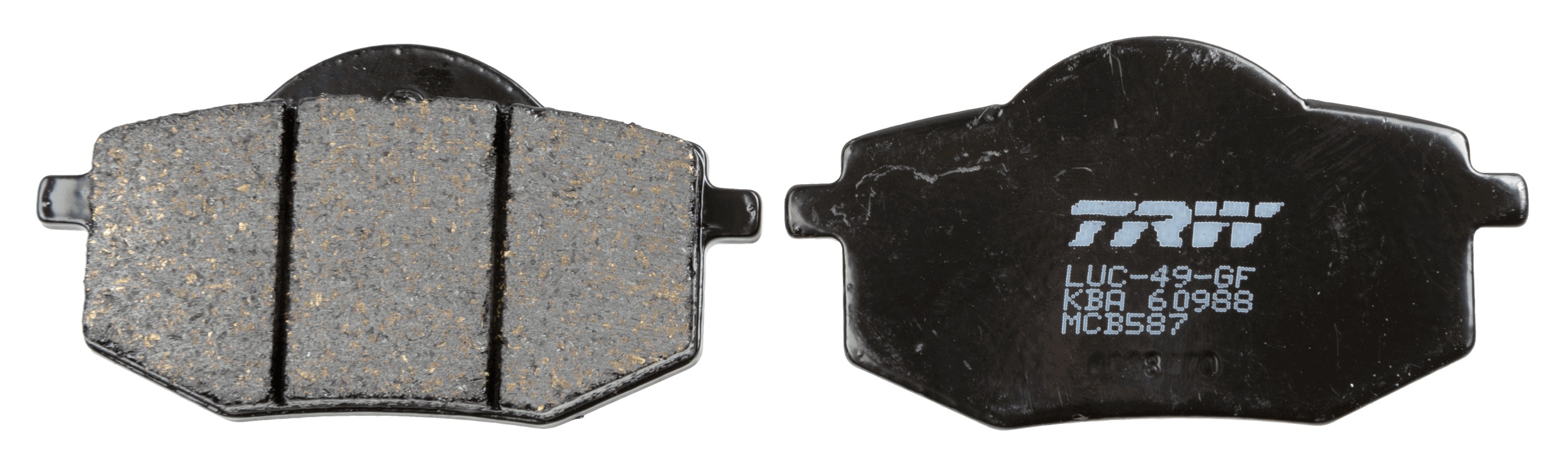 set placute frana,frana disc MCB587 TRW