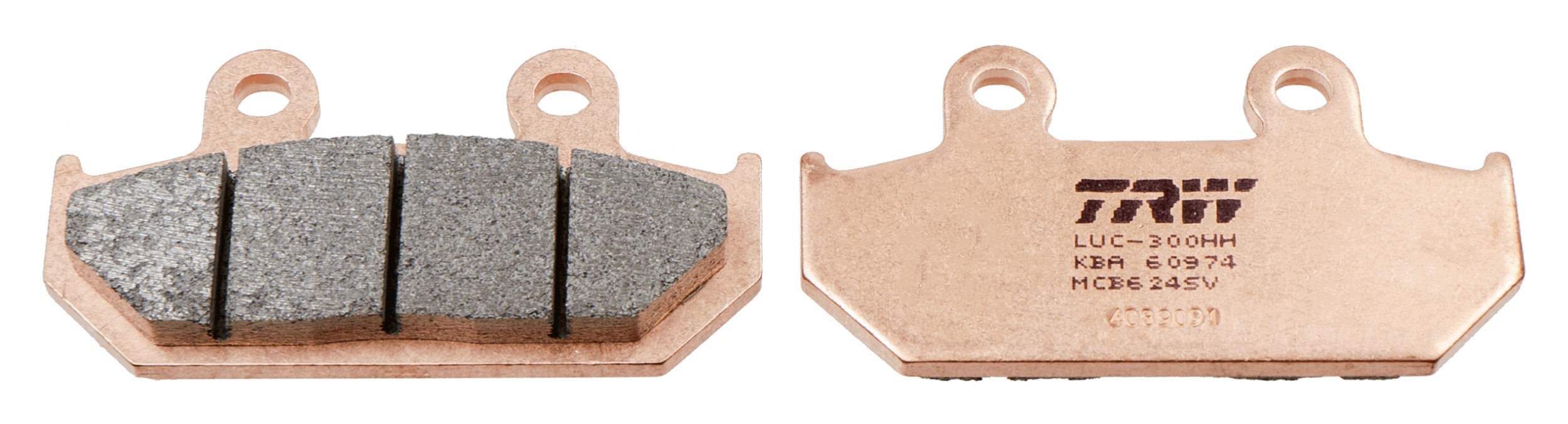 set placute frana,frana disc MCB624SV TRW