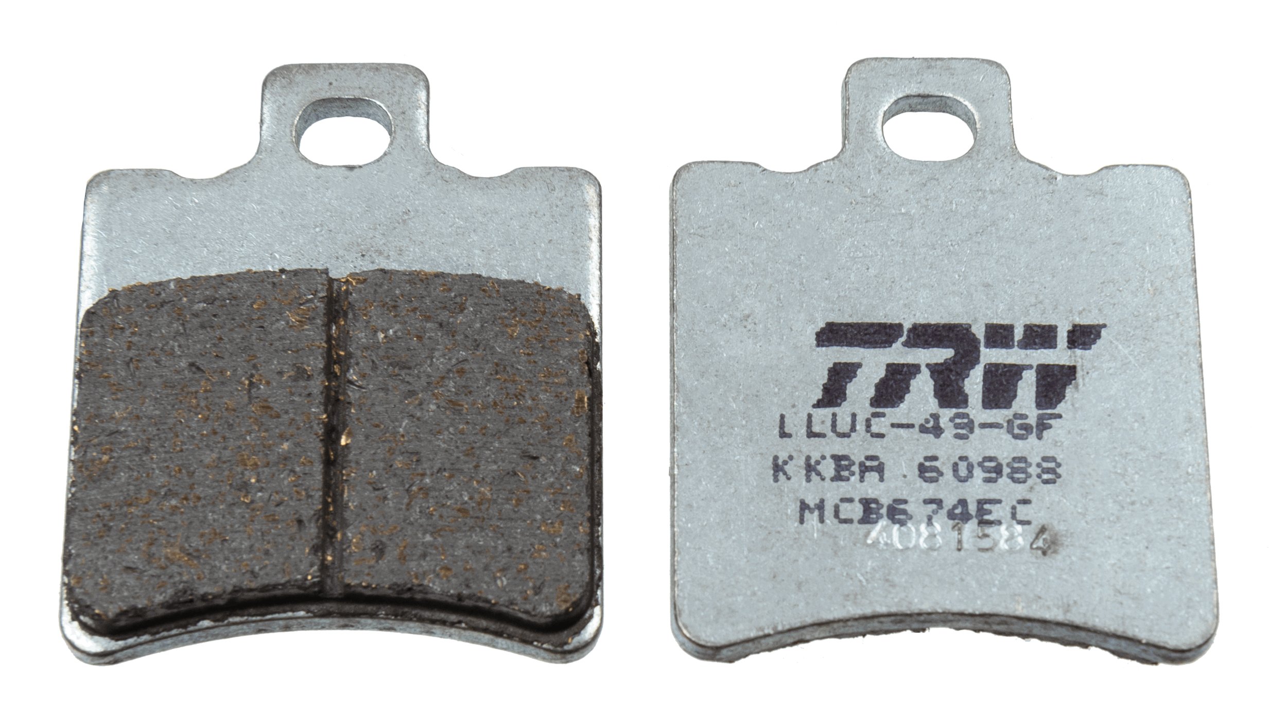 set placute frana,frana disc MCB674EC TRW