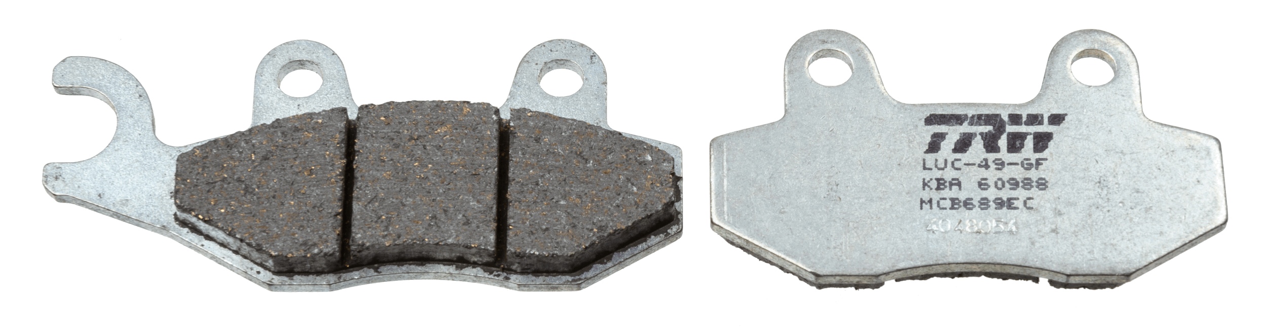 set placute frana,frana disc MCB689EC TRW