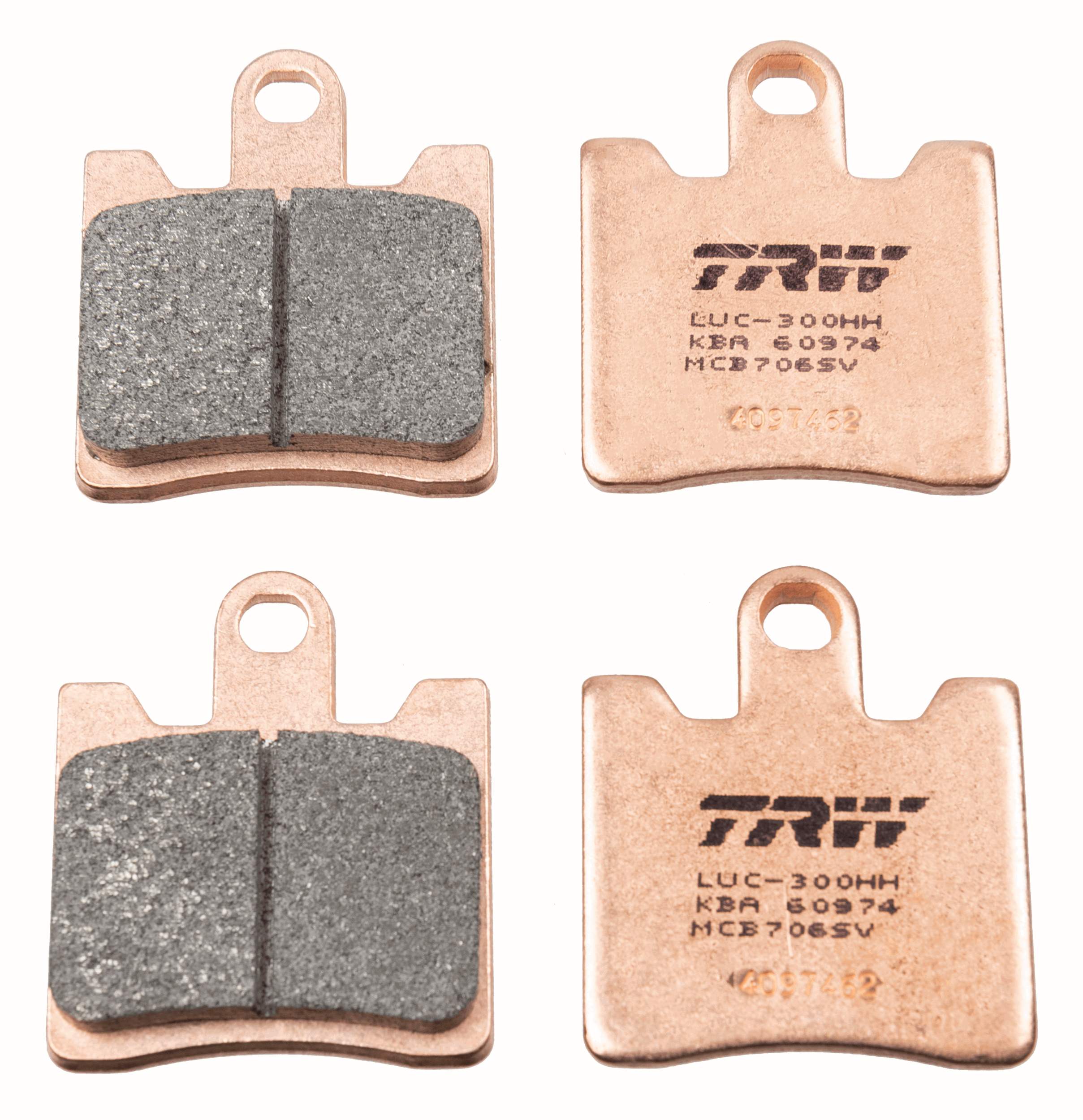 set placute frana,frana disc MCB706SV TRW