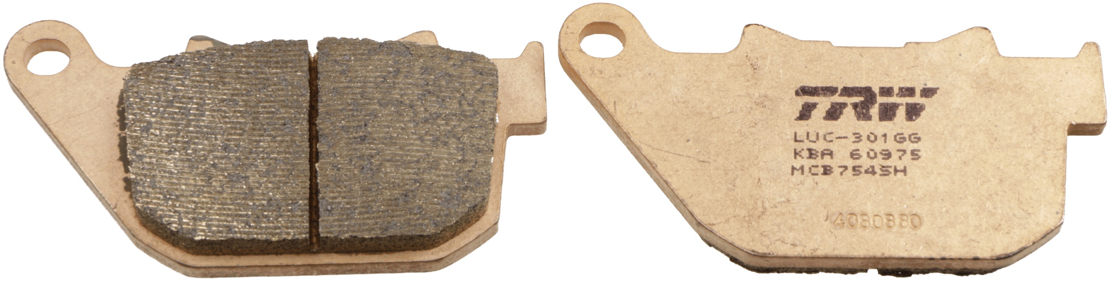 set placute frana,frana disc MCB754SH TRW