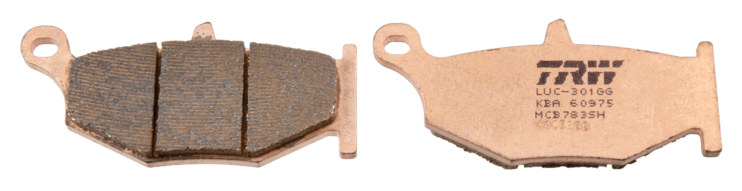 set placute frana,frana disc MCB783SH TRW