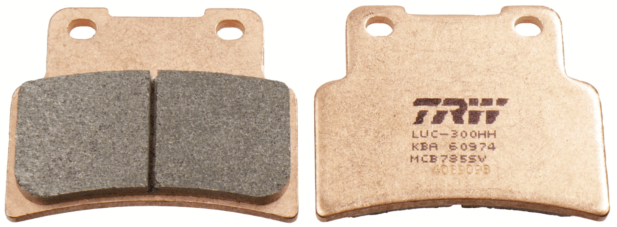 set placute frana,frana disc MCB785SV TRW