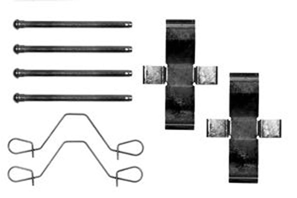 Set accesorii, placute frana PFK375 TRW