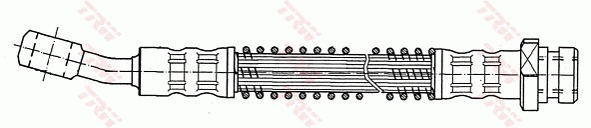 Furtun frana PHD608 TRW