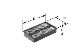 Filtru aer MA 644 CLEAN FILTERS