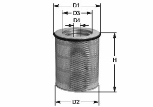 Filtru aer MA 748 CLEAN FILTERS